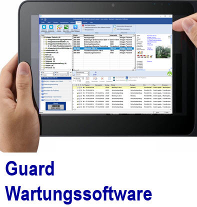 Wartung mit der Guard Wartungssoftware planen Guard Wartungssoftware, Guard, Guard Instandhaltungssoftware, Datenimport,  Guard fr die Wartung