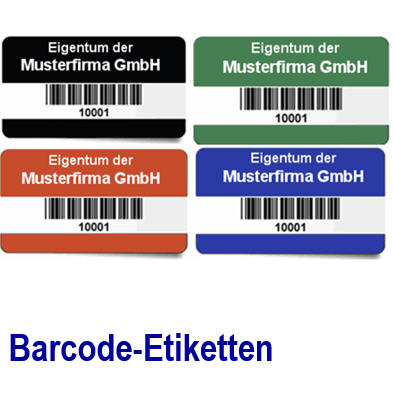 Barcodeetiketten, maschinenlesbare Strichcode Barcode-Etiketten, Software, Strichcodes,
Etiketten auf Rollen, Etiketten auf Bgen, Strichcode-Etiketten, Etikettendruck, Inventuraufklebe Thermoetiketten, Void, Voidetiketten, metallisierte Etikette