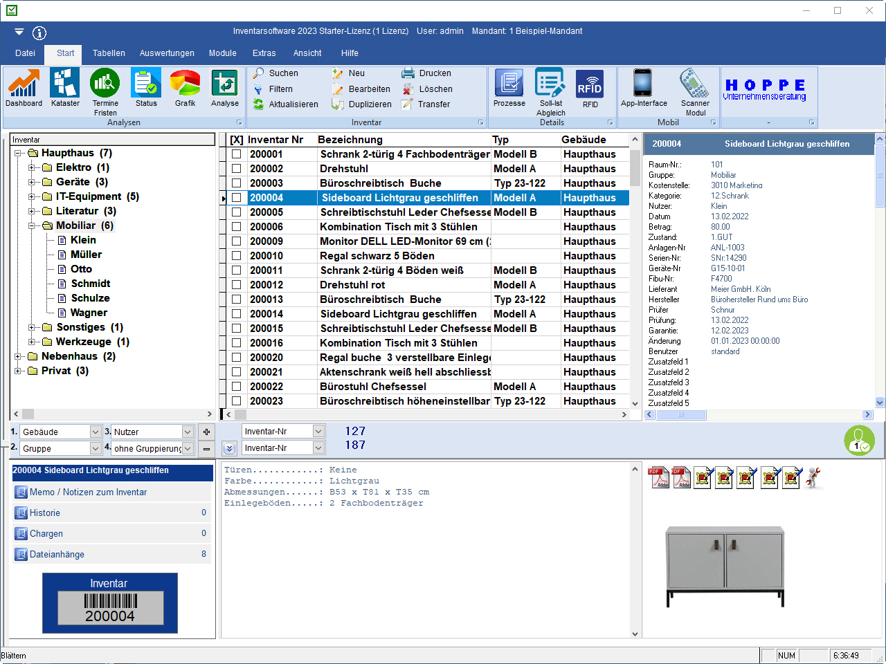 Inventarisierung Software - Inventar mit Inventarisierungssoftware verwalten