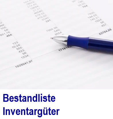 Bestandliste. Liste aller Inventarg�ter erstellen. 
Software f�r Besta