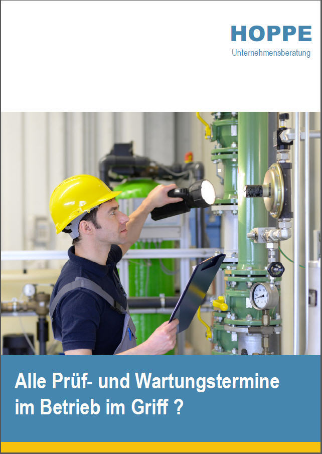 Prüf- und Wartungsplaner bestellen Management der Prüftermine mit dem Prüf- und Wartungsplaner