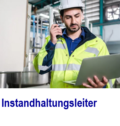 Software für den Instandhaltungsleiter im Betrieb Instandhaltungsleiter, MAINTENANCE MANAGER, HEAD OF ENGINEERING, MANAGER MANUFACTURING SYSTEMS MAINTENANCE & SERVICE, HEAD OF MAINTENANCE
