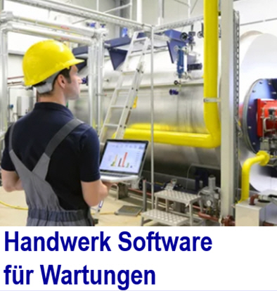 Handwerker Software f�r die Wartung.Kostenanalyse, Ersatzteilemanageme