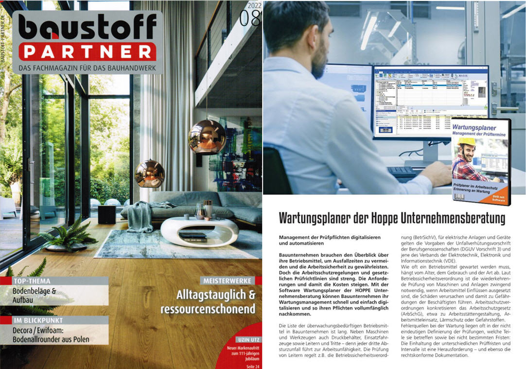 Baustoff Partner Das Fachmagazin f�r das Bauhandwerk / 08-22 SBM Verag GmbH,Digitale L�sungen f�r die Bauindustrie