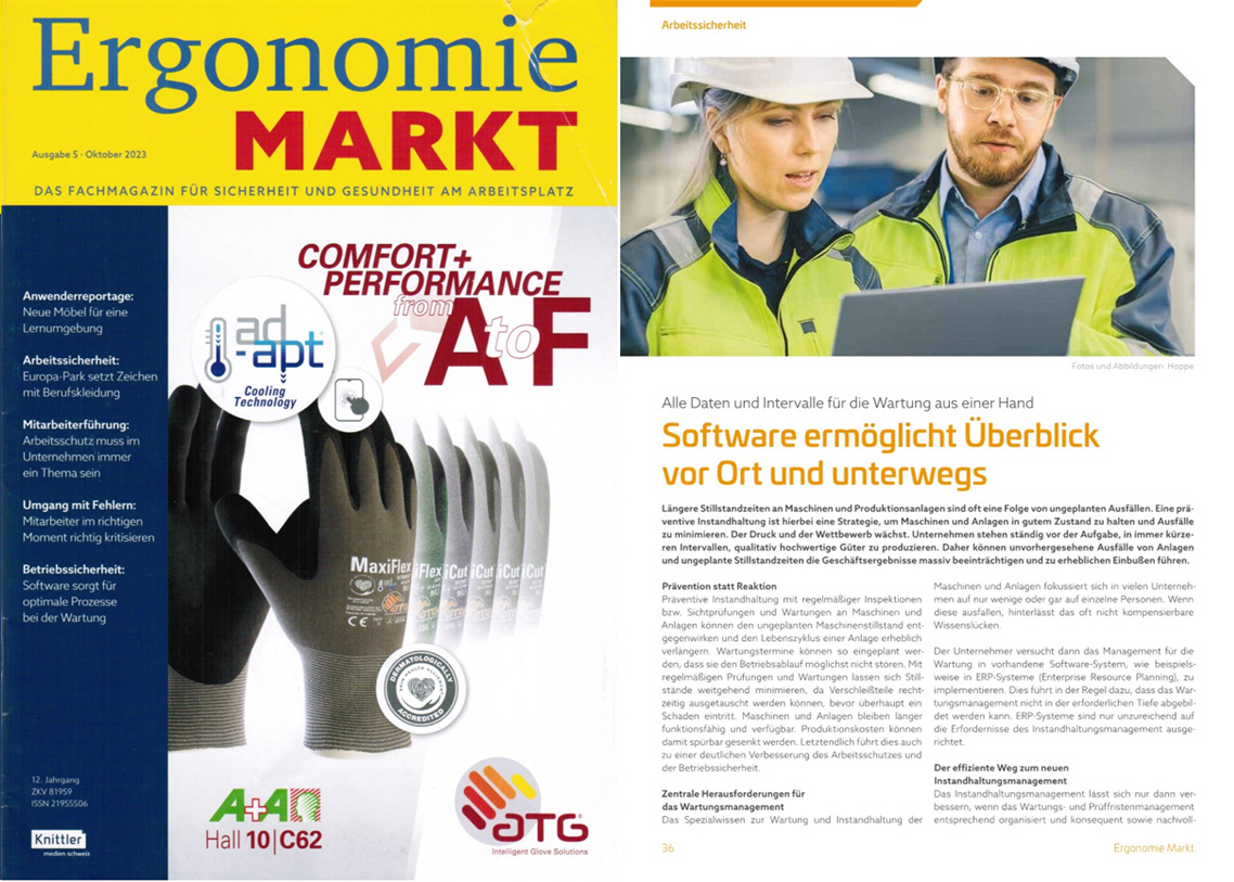 Ergonomie Markt- Okt/23 - Knittler Medien GmbH Wartungsplaner verst�rkt ihre Kompetenz im Instandhaltungsmanagement