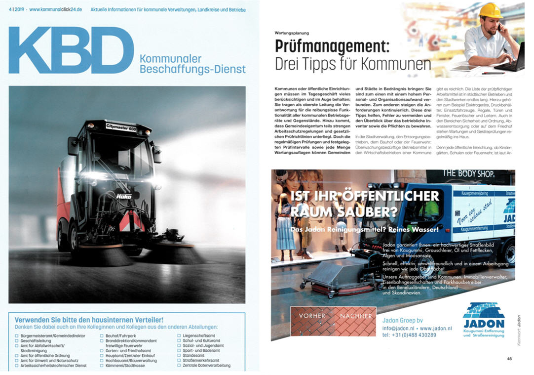 KBD Kommunaler Beschaffungs-Dienst - Wartungsplanung Pr�fmanagement: Drei Tipps f�r Kommunen