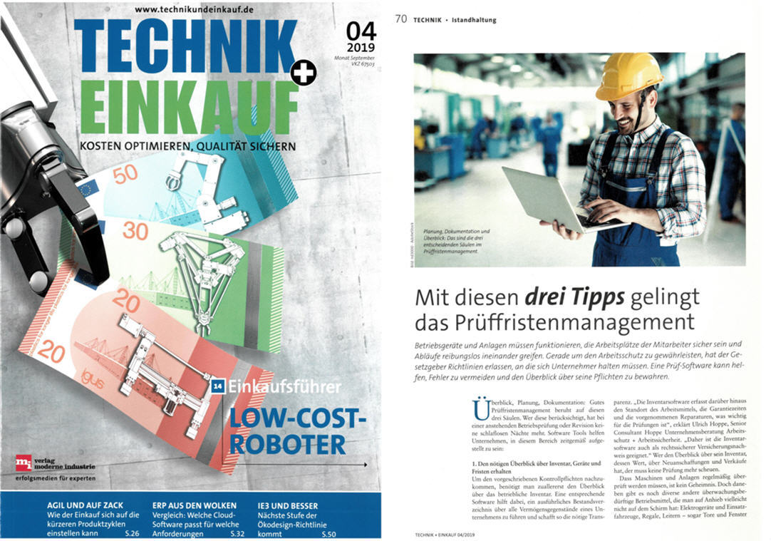 Technik Einkauf - Mit diesen drei Tipps gelingt das Pr�ffristenmanagement