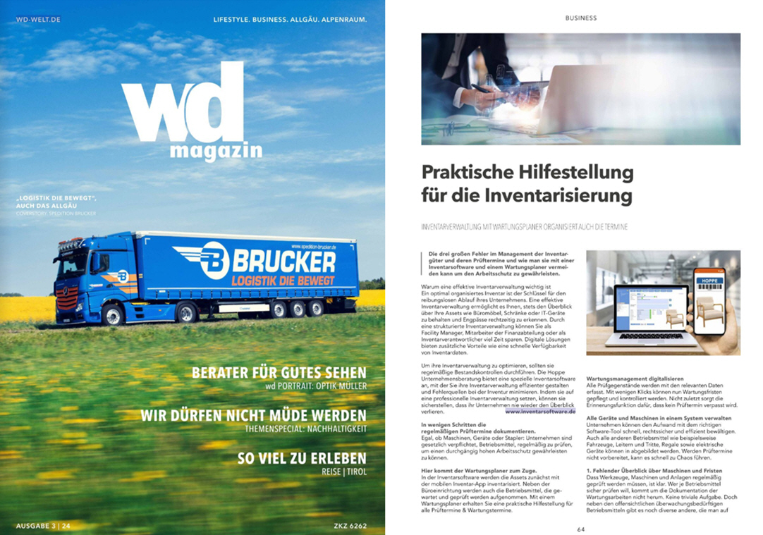 Wirtschaft Dienstleistungen WD-Welt / 10-24 ALPEN-VERLAGSGRUPPE OHG, Praktische Hilfestellung f�r die Inventarisierung