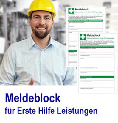 Verbandbuch – Dokumentation von Erste-Hilfe-Leistungen