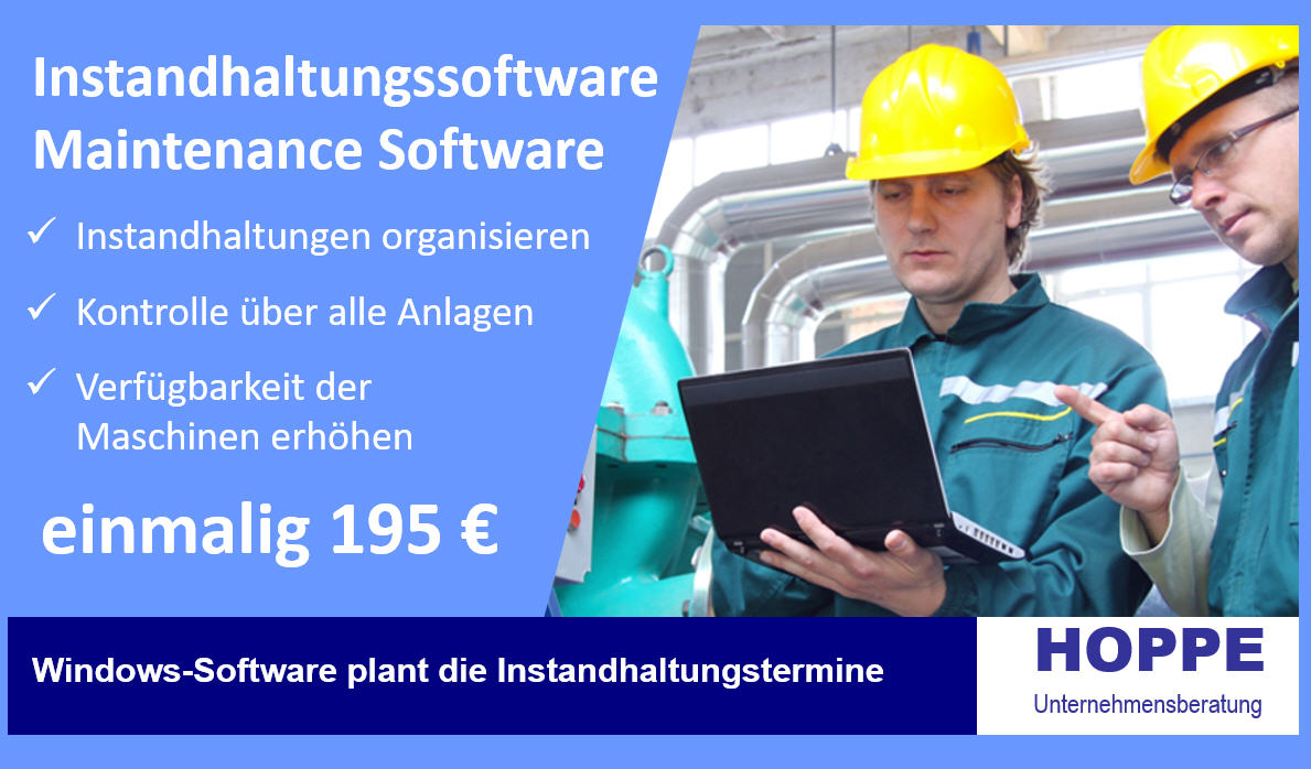 Instandhaltung Deutschland - Software für alle Wartungsprofis