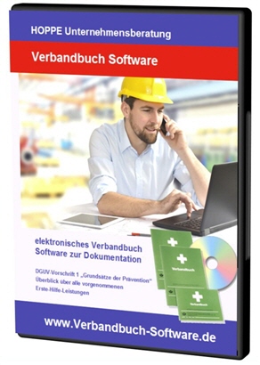 Verbandbuch laut Berufsgenossenschaft. Digitales Verbandbuch