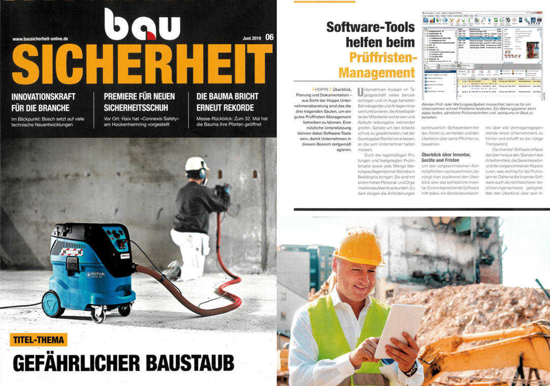 Bausicherheit - Software-Tools helfen beim Prffristenmanagement