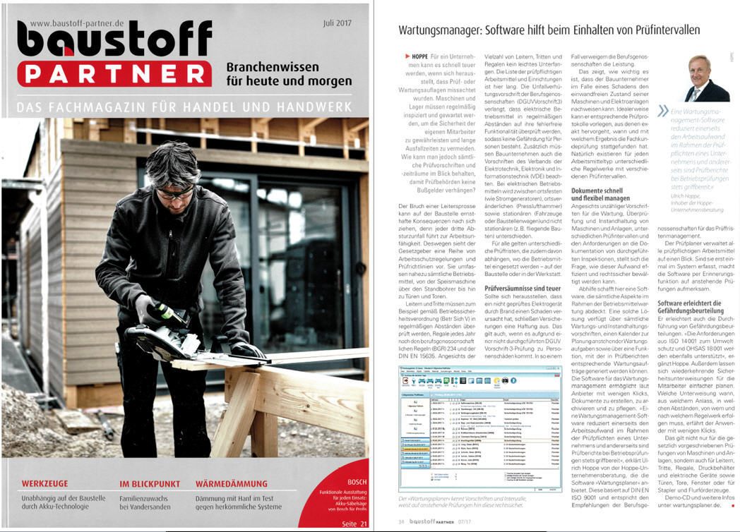 Baustoff-Partner 2017 07 Das Fachmagazin fr Handel und Handwerk