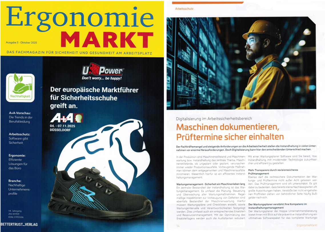 Ergonomie Markt - Bettertrust Verlags GmbH November/25 Digitalisierung Arbeitssicherheit