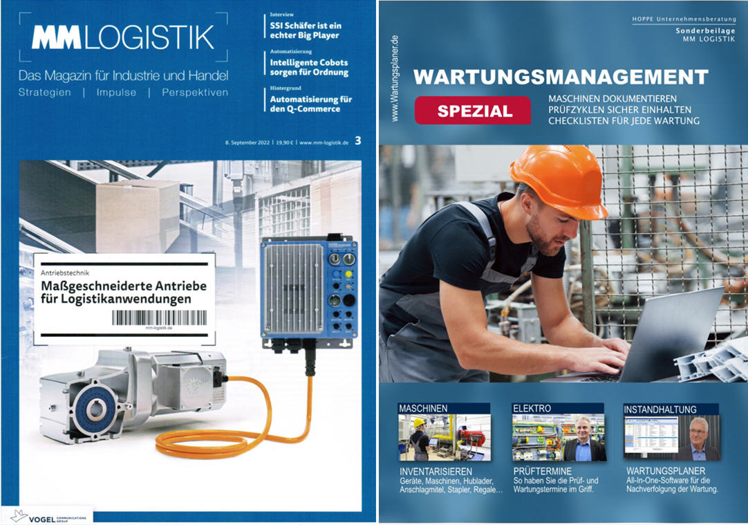 MM Logistik Vogel Communications Group / 09-22 moderner Wartungsplaner zur Wartungsplanung