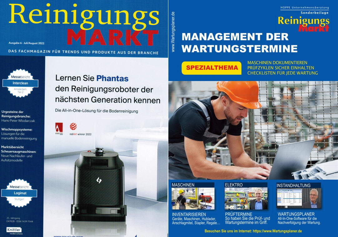 Reinigungsmarkt Aug/22 - Knittler Verlag Management der Wartungstermine